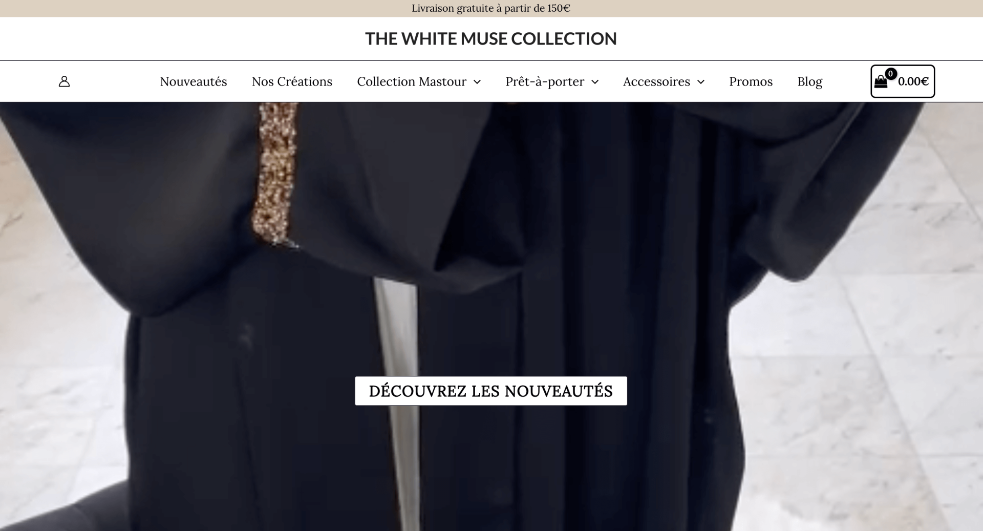 Projet The White Muse de l'agence web Wapeo