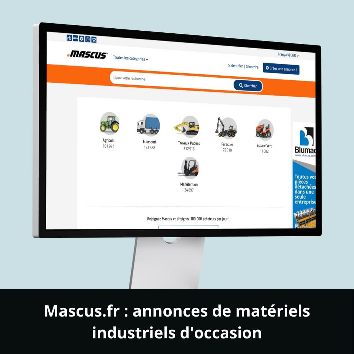 Mascus.fr : annonces de matériels industriels d'occasion