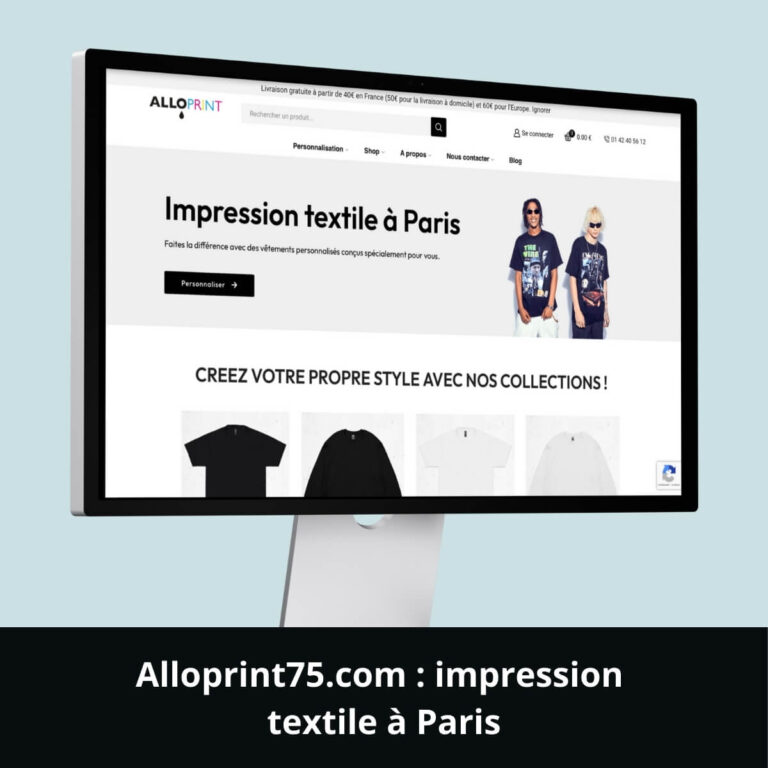 Alloprint75.com : impression textile à Paris