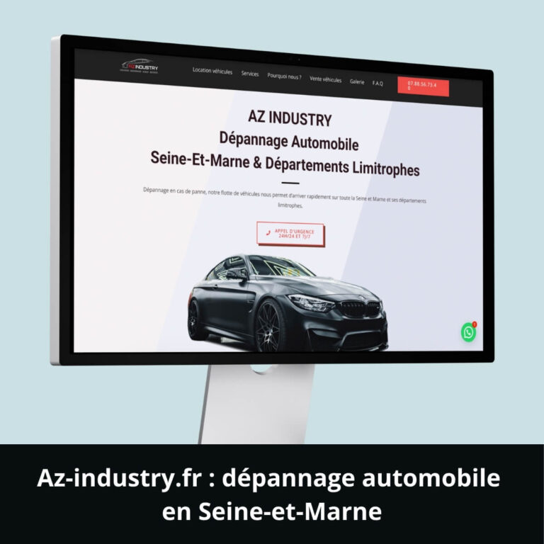 Az-industry.fr : dépannage automobile en Seine-et-Marne