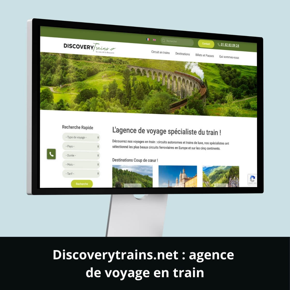 Discoverytrains.net : agence de voyage en train