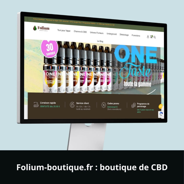 Folium-boutique.fr : boutique de CBD