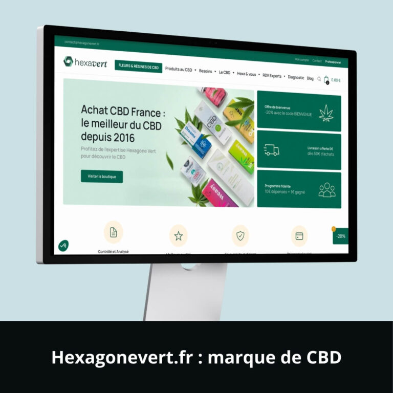 Hexagonevert.fr : marque de CBD