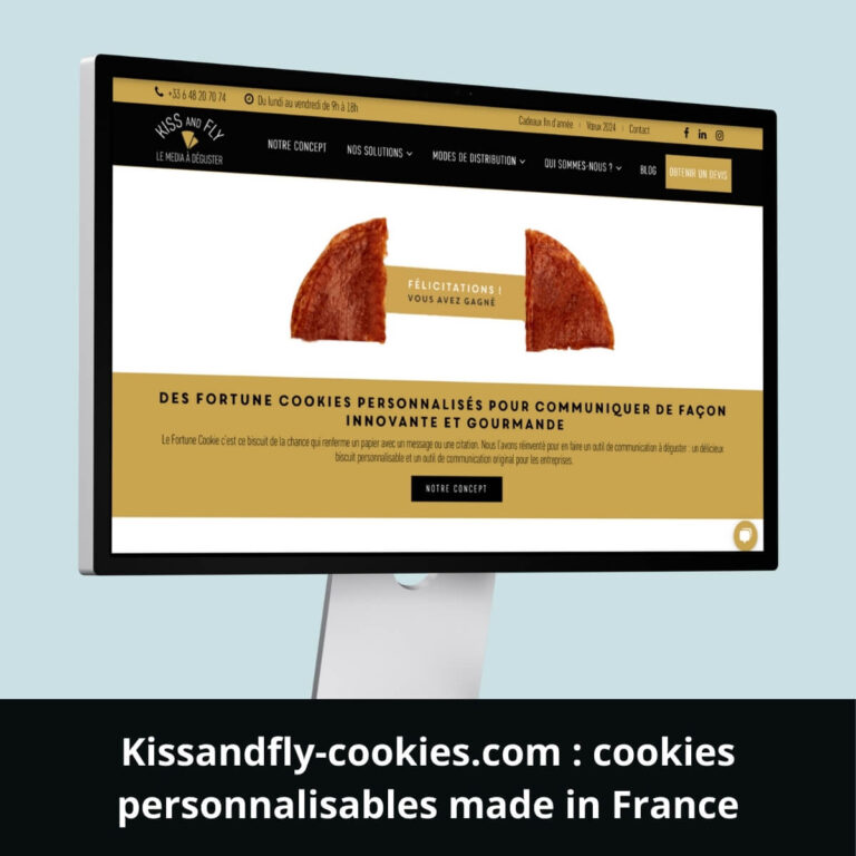 Kissandfly-cookies.com : cookies personnalisables made in France