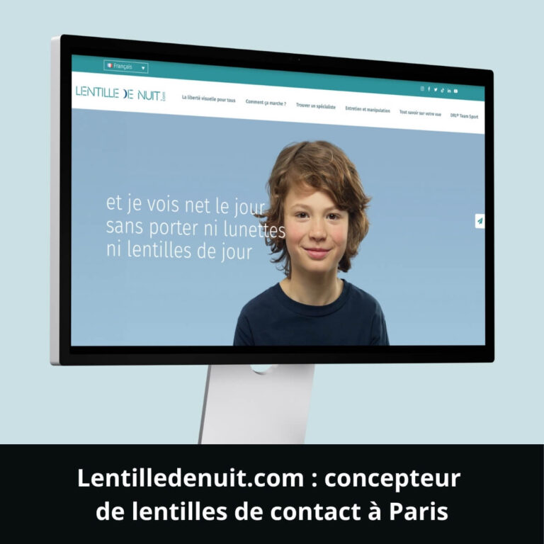 Lentilledenuit.com : concepteur de lentilles de contact à Paris