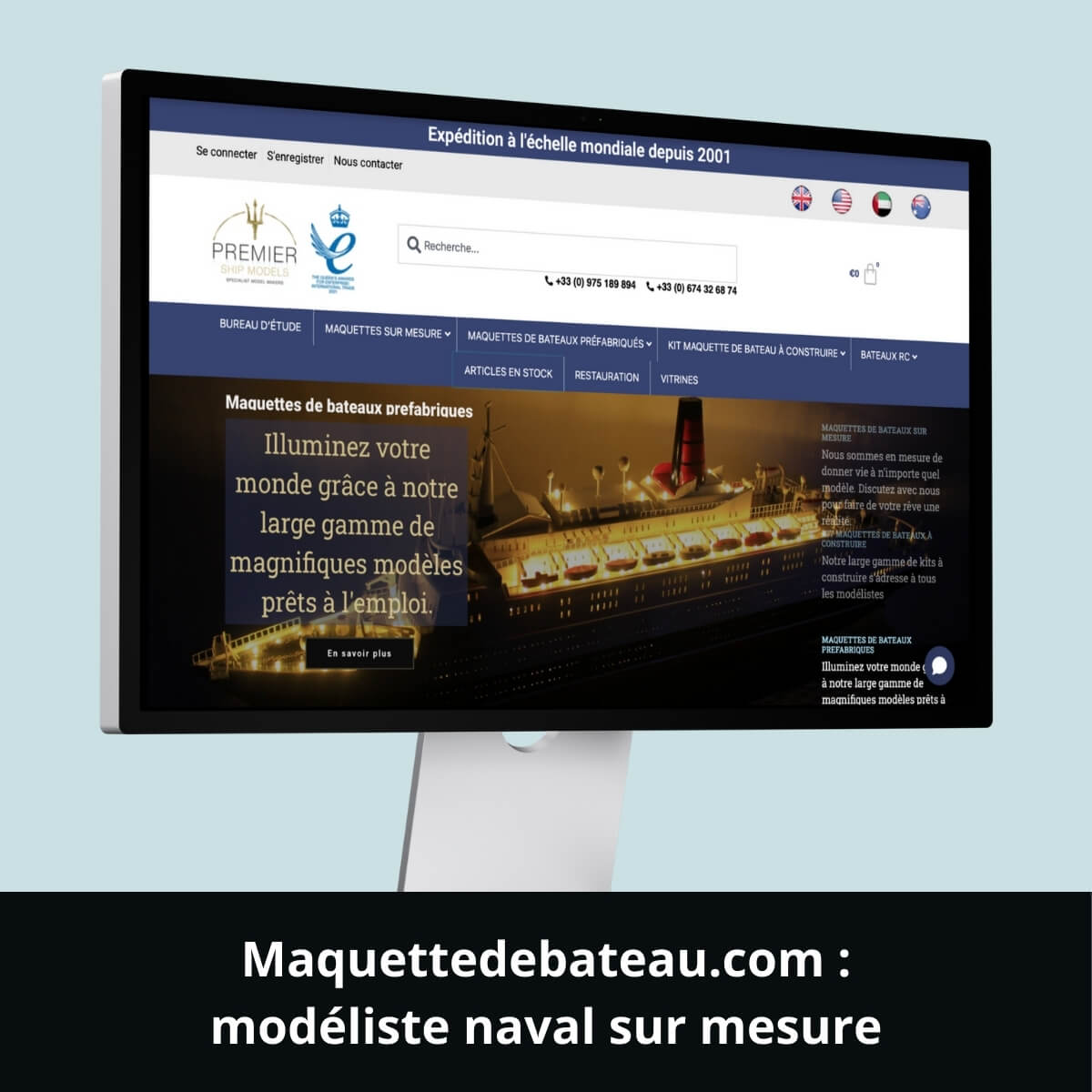 Maquettedebateau.com : modéliste naval sur mesure