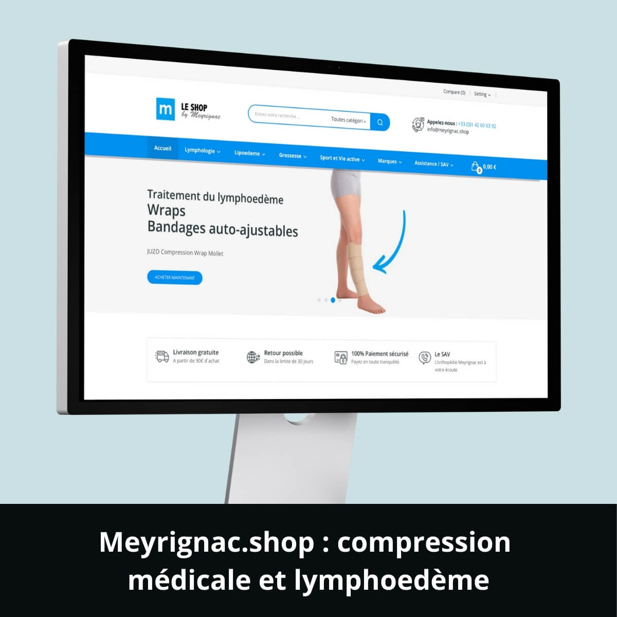 Meyrignac.shop : compression médicale et lymphoedème