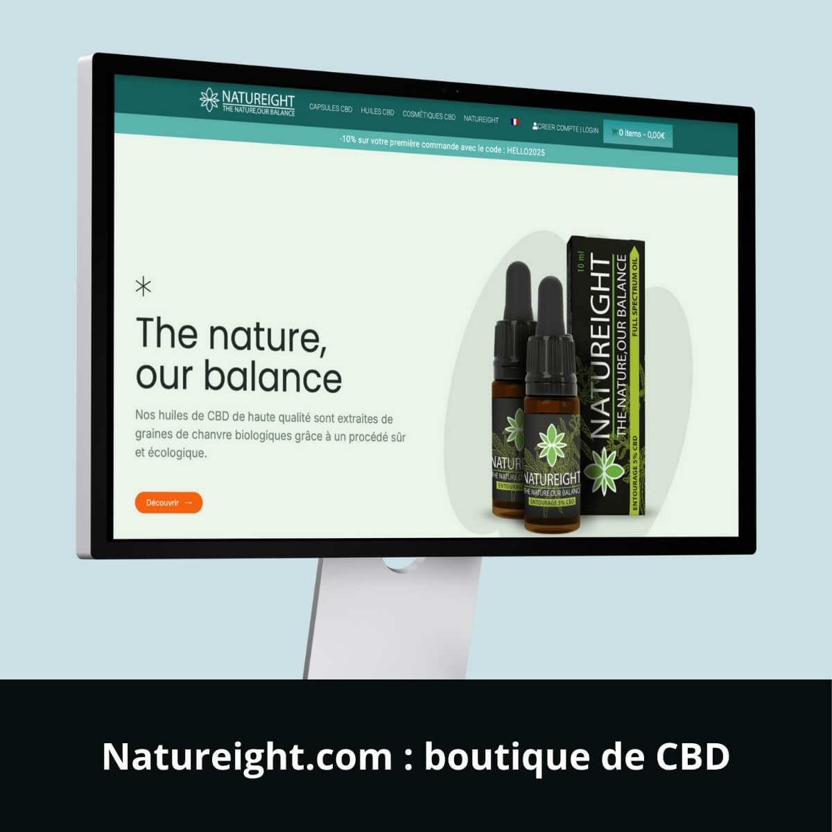 Natureight.com : boutique de CBD