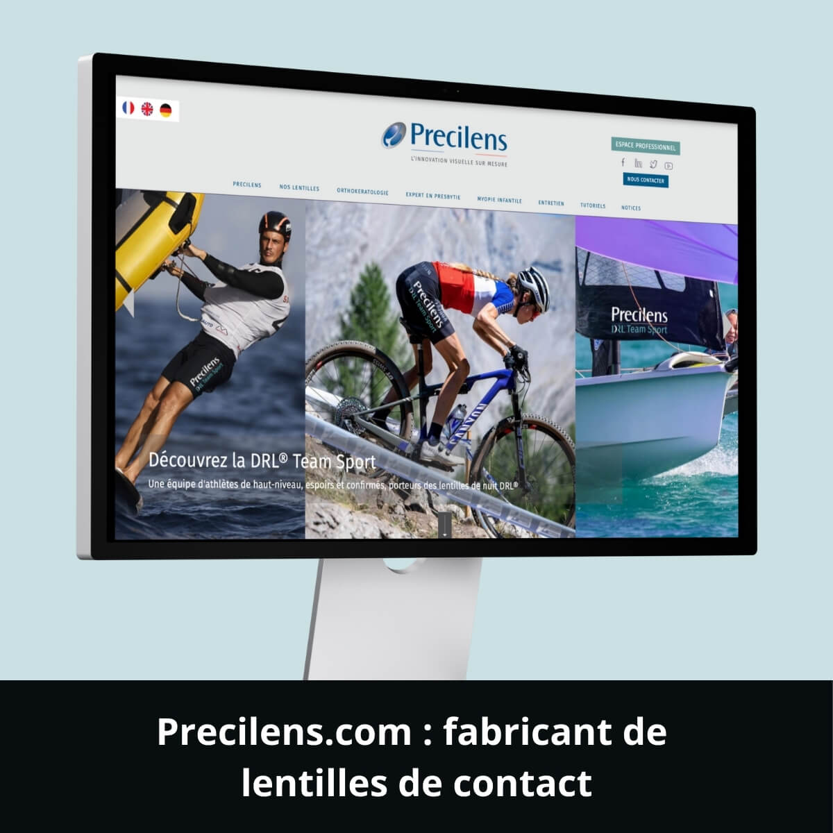 Precilens.com : fabricant de lentilles de contact