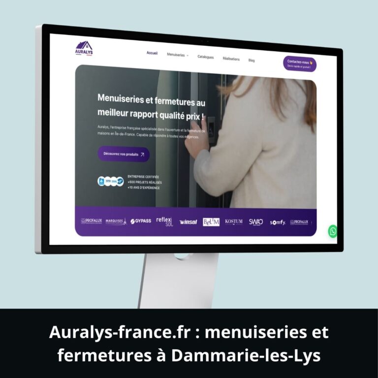 Auralys-france.fr : menuiseries et fermetures à Dammarie-les-Lys