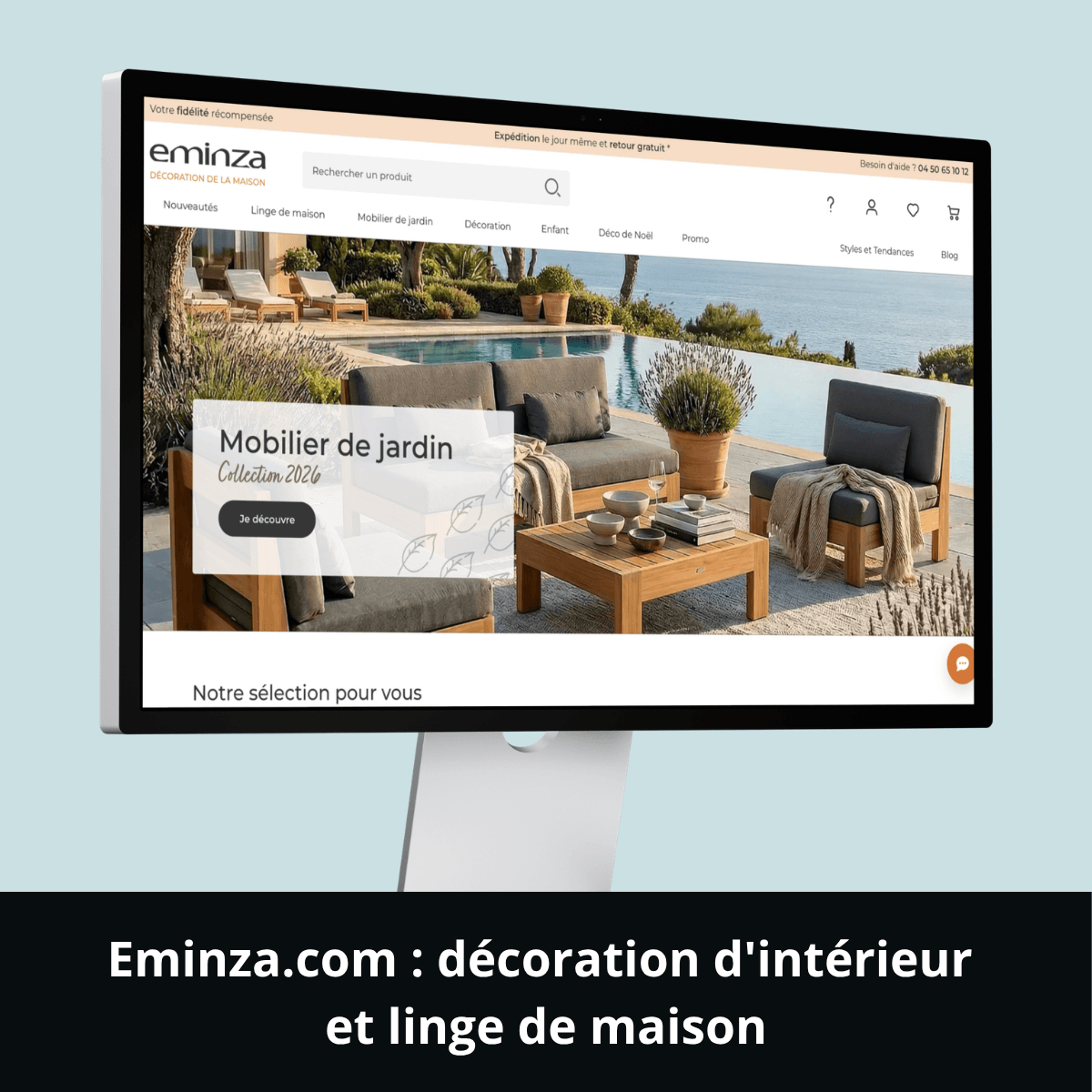 Eminza.com&nbsp;: décoration d'intérieur et linge de maison